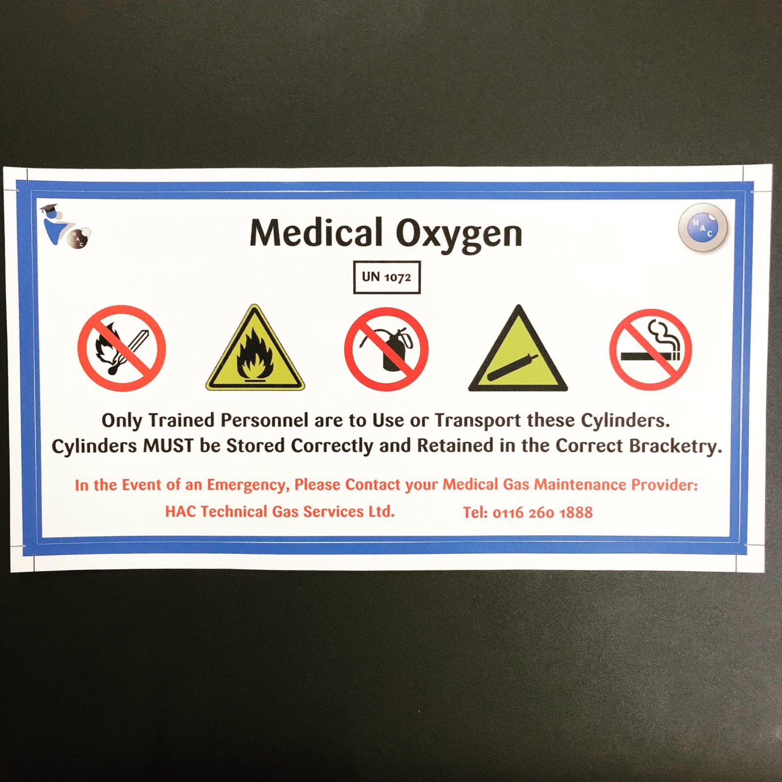 Oxygen Labels